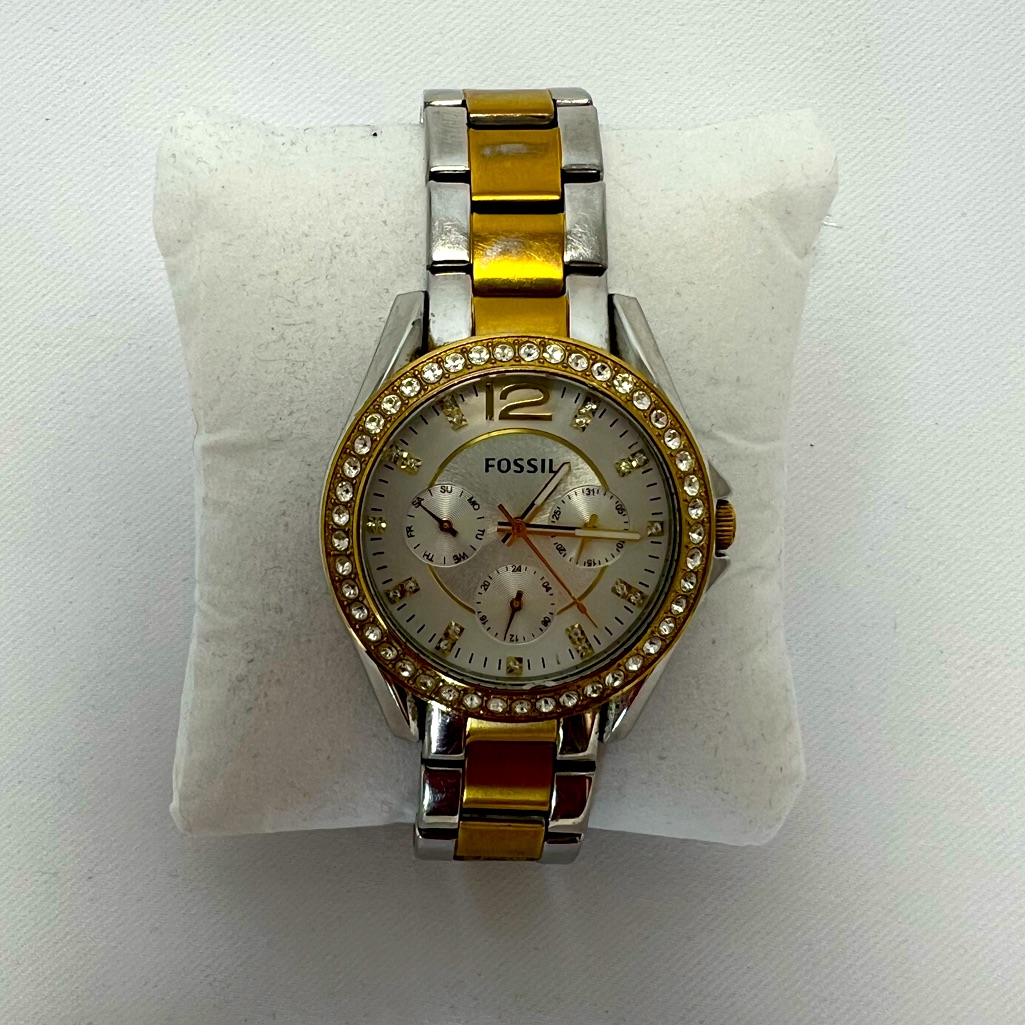 Women's Fossil Two-Tone Watch